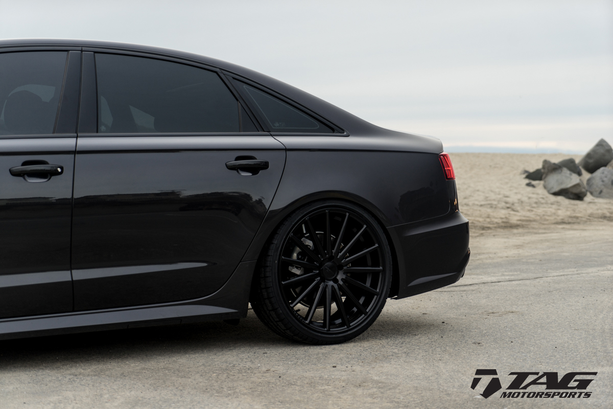 Simple Clean Amp Slammed 2017 A6 2 0t On 21 Quot Vossen Vfs2