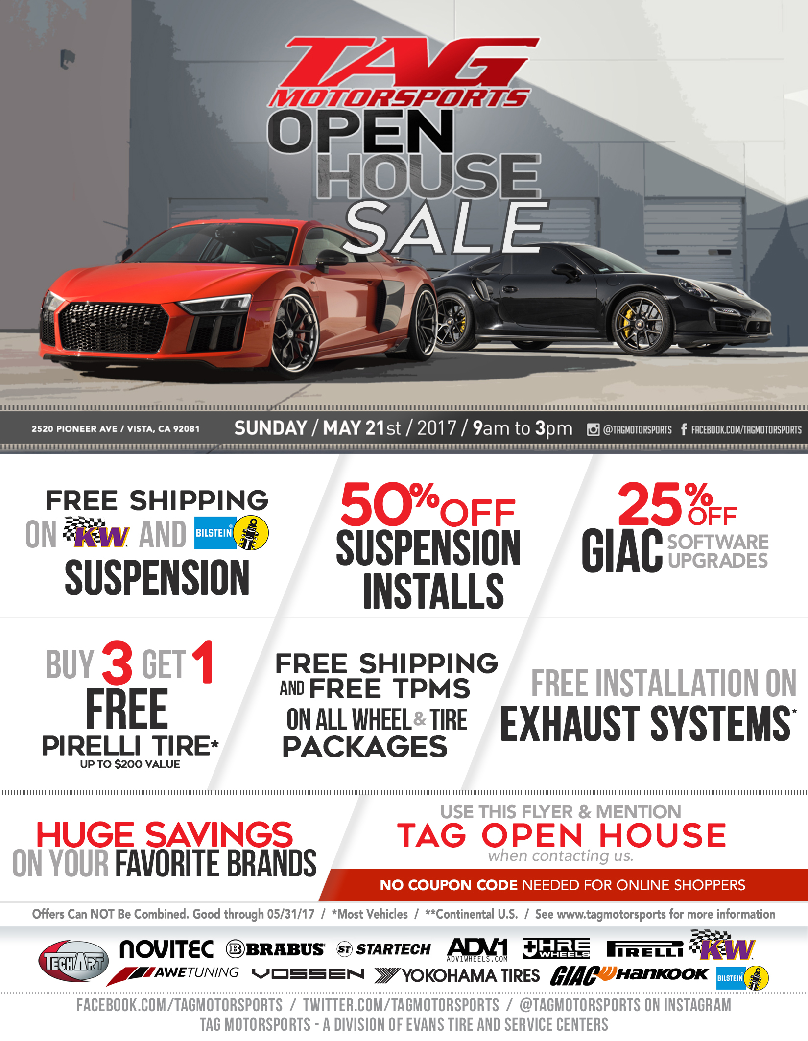 The Tag Motorsports Open House Starts Now Let Us Know If You Ve Got Any Questions