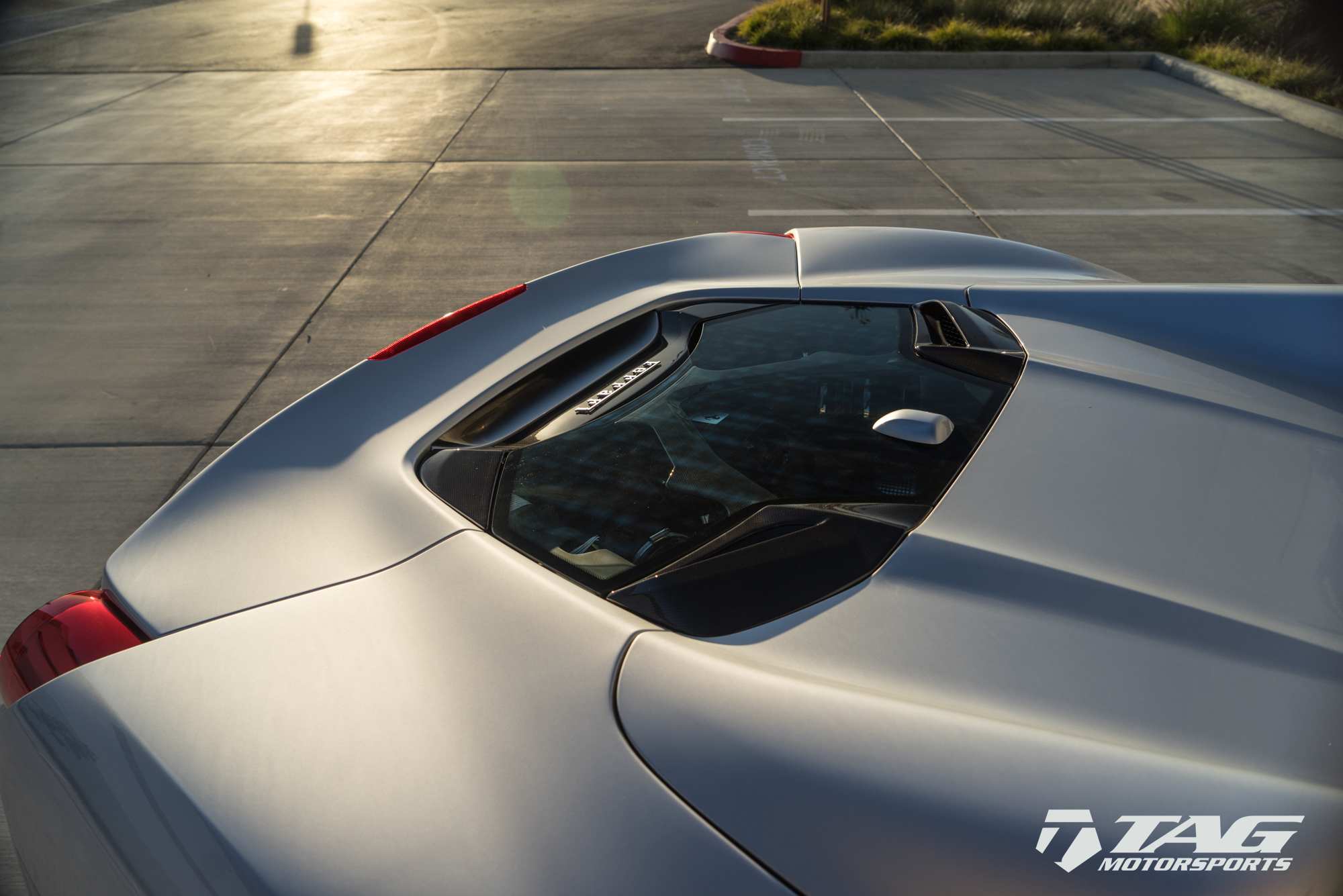 New Product Capristo Glass Engine Cover For The 488 Spider Tag