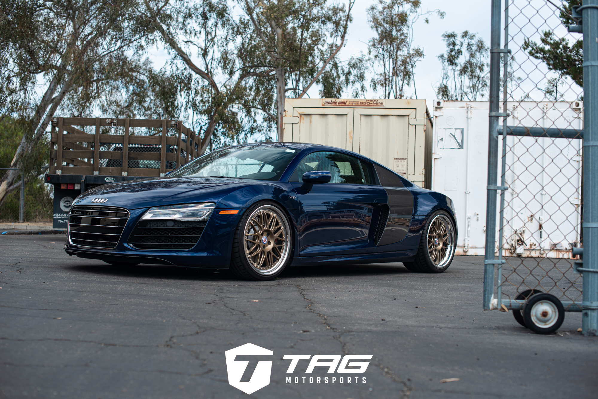 AUDI R8 ON HRE C100 x AKRAPOVIC EXHAUST x H&R SPRINGS - TAG Motorsports