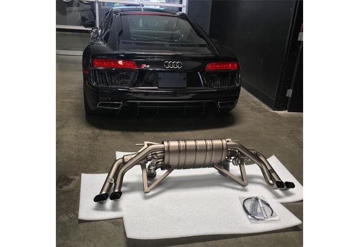Akrapovic Exhaust System for Audi R8 V10 2017 by TAG Motorpsorts