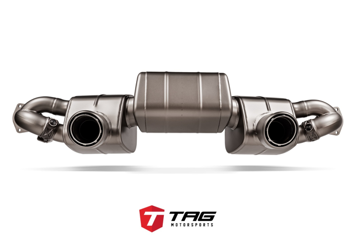 Akrapović Slip-On (Ti) Race Exhaust System for 718 GT4 RS