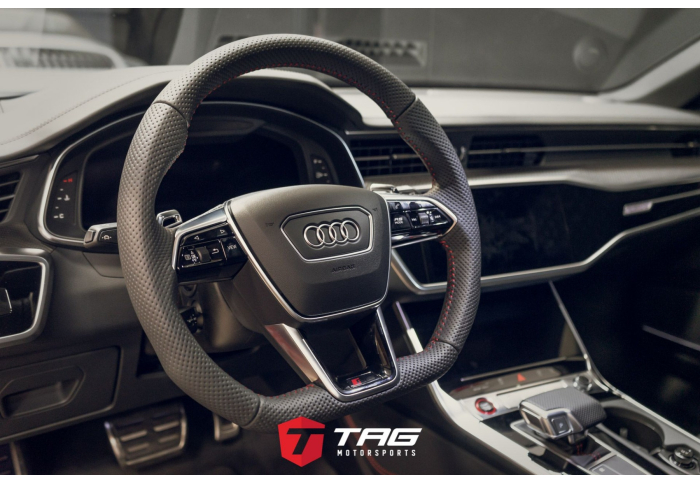 OEM Flat Bottom RS Steering Wheel for Audi C8
