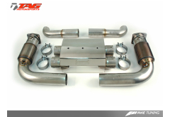 AWE Tuning Porsche 997TT Exhaust System with HJS 200 cell catalysts Re-use OEM Tips