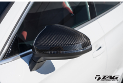 OEM Carbon Fiber Mirror Caps for A4/A5/S4/S5/RS5 B9 with Audi Side Assist