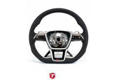 OEM Flat-Bottom RS Steering Wheel for Audi C8