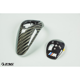 SPCRSO Carbon Fiber Gear Shift Knob Trim For BMW F & E Series - Foto 8
