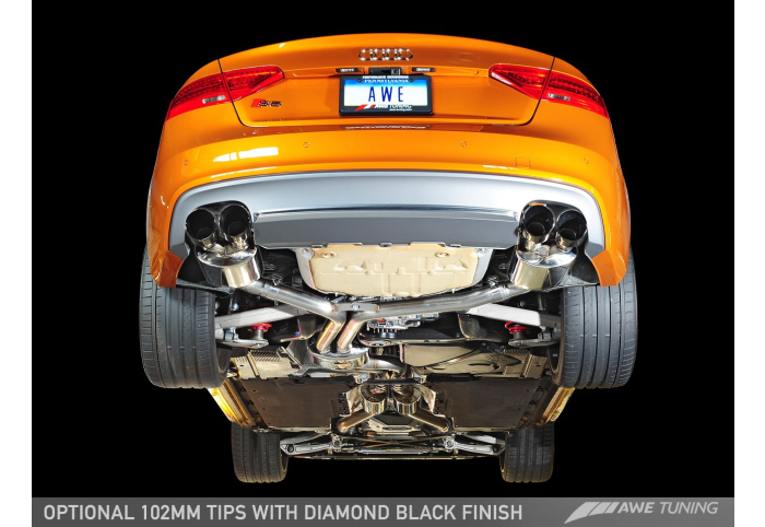 Audi tuning with suspension, brake system, exhaust system