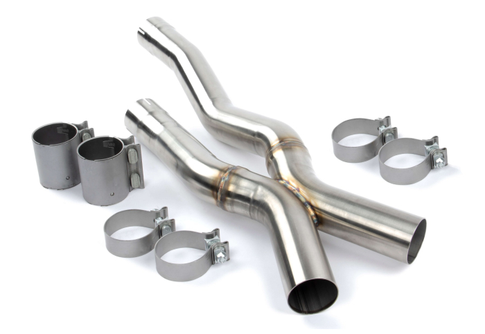 チューイングボーン Dinan Resonator Delete X-Pipe for F97 X3M / F98 X4M - TAG Motorsports