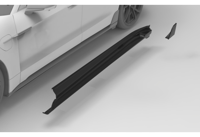TechArt Side Skirts for Porsche Taycan - TAG Motorsports