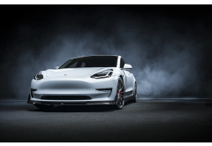 Vorsteiner VOLTA Model 3 Aero Front Spoiler in Carbon Fiber