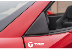 Novitec Carbon Window Triangle Covers for 488 Pista