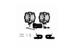KC 6" Pro6 Gravity LED 2-Light Pillar Mount Set for JL / JT