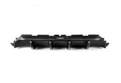 Akrapovic Carbon Fiber Rear Diffuser (Matte, Red Logo) for BMW M5 (F90)