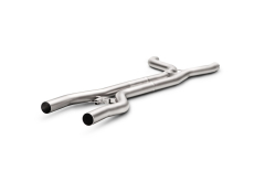 Akrapovic Evolution Link Pipe Set (Titanium) for Porsche Cayenne GTS / Turbo (958.2)