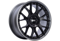 BBS CH-R II Wheels (Set of 4) - F: 22x9.5 | R: 22x10.5 - for Porsche Macan - Black Center / Platinum Rim