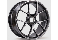 BBS FI-R Evo Wheels (Set of 4) - F: 20x8.5 | R: 20x11 - for Porsche 718 Cayman GT4 RS (Center-Lock) - Diamond Black