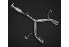 Capristo Free Flow Exhaust + Carbon Fiber Diffuser for Alfa Romeo 4C (2014-2020)