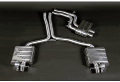 Capristo ECE Valved Exhaust + MidSilencer Pipes for Audi RS4 Avant (B8) (2013-2015)