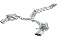 Capristo Valved Exhaust + MidPipes - Oval RS Tips (CES3) for Audi RS5 Sportback (F5) / RS4 Avant (B9) (2018-2025)