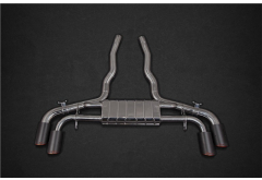 Capristo Exhaust System, OPF Spare MidPipes + Carbon Tips (OE Actuators) for BMW X5 M / X6 M (F95/F96) (2020-2023)