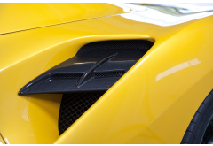 Capristo Carbon Fiber Side Air Intake Panels for Ferrari 488 GTB / Spider (2016-2019)