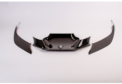 Capristo Carbon Fiber Front Spoiler + Side Air Guides (Set) for Ferrari F8 Tributo / Spider (2020-2023)