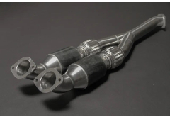 Capristo Center Silencer Replacement (Y-Pipe) with High Flow Secondary Cat for Nissan GT-R (R35) / Nismo (2014-2024)