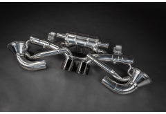 Capristo SET: 250 Cell Sport Cat Headers + Valved Exhaust, Exhaust Tips (OE Actuators) for Porsche 911 GT3 / GT3 RS (992) (2022-2025)