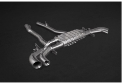 Capristo Valved Exhaust + MidSilencer Spares, Straight MidPipes (OE Actuators) for Rolls-Royce Cullinan (2019+)