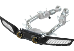 Capristo SET: Capristo Twin Tailpipe Carbon Fiber Conversion, Muffler, OPF Replacement + Downpipes for Ferrari 296 GTB / GTS (2023+)