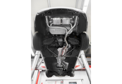 Capristo Valved Exhaust, MidSilencer + Skirt Diffuser (CES3) for BMW 428i (F32/F33/F36) (2014-2016)