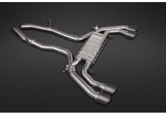 Capristo Valved Exhaust, OPF Spare, MidPipes + Carbon Tips (OE Actuators) for BMW X3 M Competition (F97) (2020-2024)
