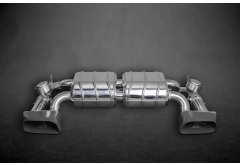 Capristo Valved Exhaust with Middle Silencer Spare Pipes and Skirt Diffuser (CES3) for BMW 435i (F32/F33/F36) (2014-2016)