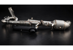 Capristo Valved Racing Exhaust, Sport Cat + Heat Protection (OE Actuator) for Porsche 992.2 Carrera GTS (2025+)