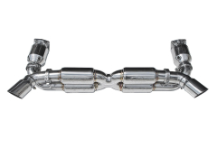Fabspeed 70mm Supersport X-Pipe Exhaust System for Porsche 911 (997) GT2 (2008-2009)