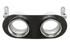 Fabspeed Challenge Style Dual Exhaust Tips for Ferrari 458 Italia