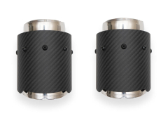 Fabspeed Deluxe Dual Style Tips (for PSE) for Porsche 911 (991.2) Carrera (2017-2019)
