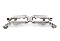 Fabspeed Valved Center Muffler Bypass X-Pipe (Valved Exhaust Only) for Porsche 911 (991) Carrera (2012-2016)