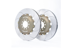 GiroDisc Ferrari 296, 488 Challenge Evo Rear 2-Piece Iron Rotor Conversion (Carbon Ceramic Replacement) - Ferrari 296 Challenge, Ferrari 488 Challenge Evo - A2-285