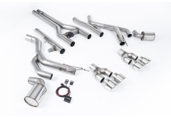 Milltek Active H Front Pipe-Back Exhaust System for Dodge Challenger SRT Hellcat (2015-2022)