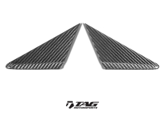 TechArt Carbon Fiber Window Triangle for 991