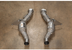 Valvetronic Designs 400 Cell Catted Downpipes for Ferrari F8 Tributo / Spider (2020-2023)