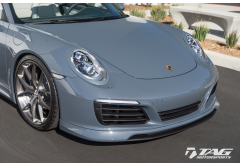 TechArt Front Spoiler with Optional TechArt Headlight Trim, Springs, Side Skirts & 21"HRE Wheels 