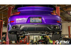 Akrapovic 991 Turbo Exhaust System (Shown with Optional Carbon Diffusor)
