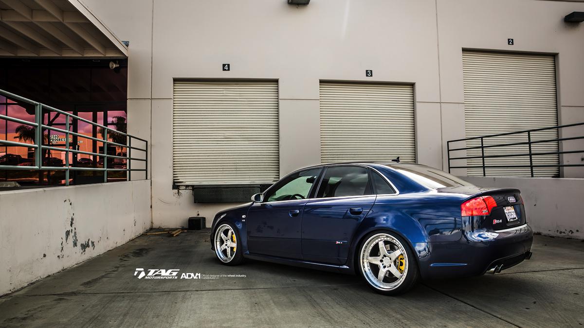 08' AUDI RS4 ON ADV5TF WHEELS