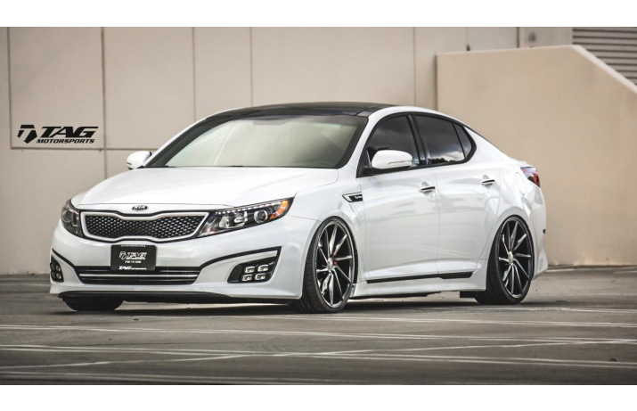 14' KIA OPTIMA W/ ACCUAIR AND VOSSEN