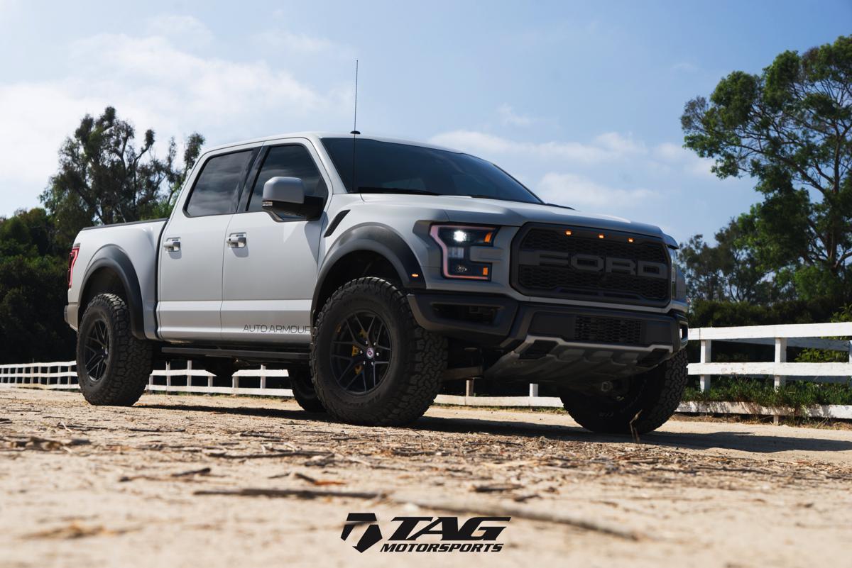 17' Raptor on HRE P161 Wheels