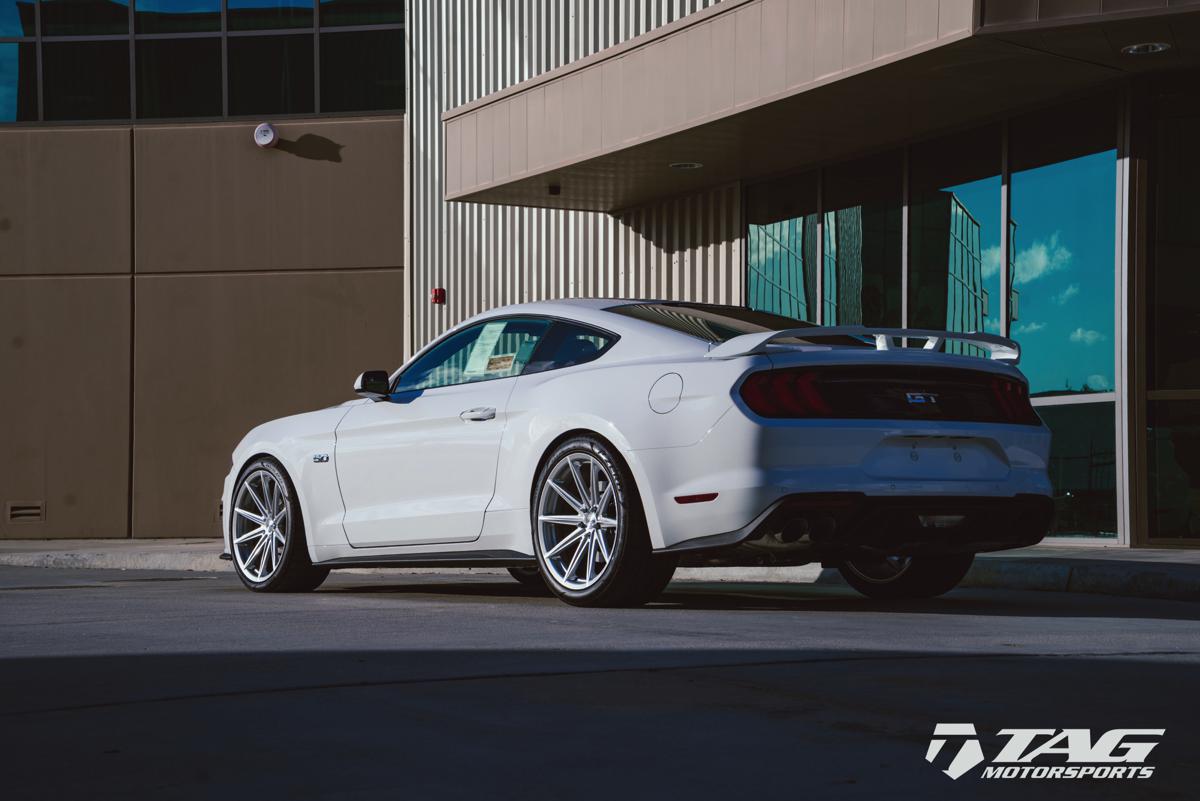 18' Mustang on Vossen Wheels