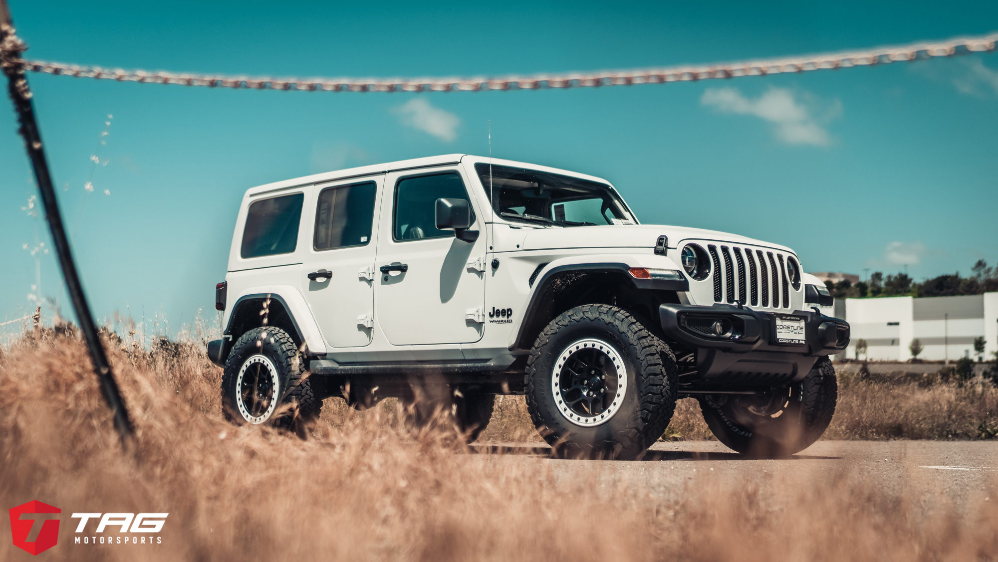 Wrangler on 17" MOPAR Beadlock Wheels